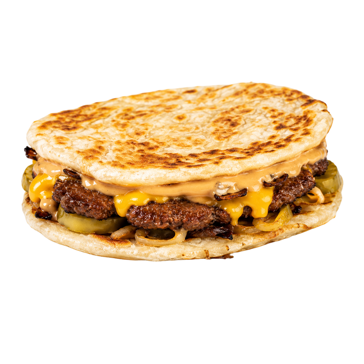Paratha smash burger image