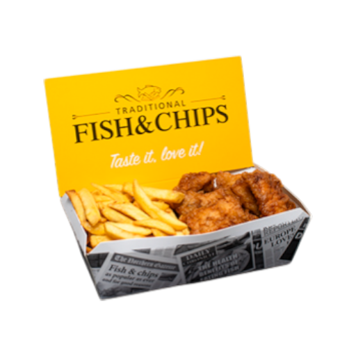 Fish and chips kibbeling image