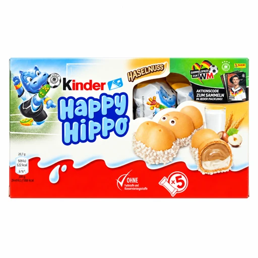 Kinder Happy Hippo - Hazelnut, 5 stuks image