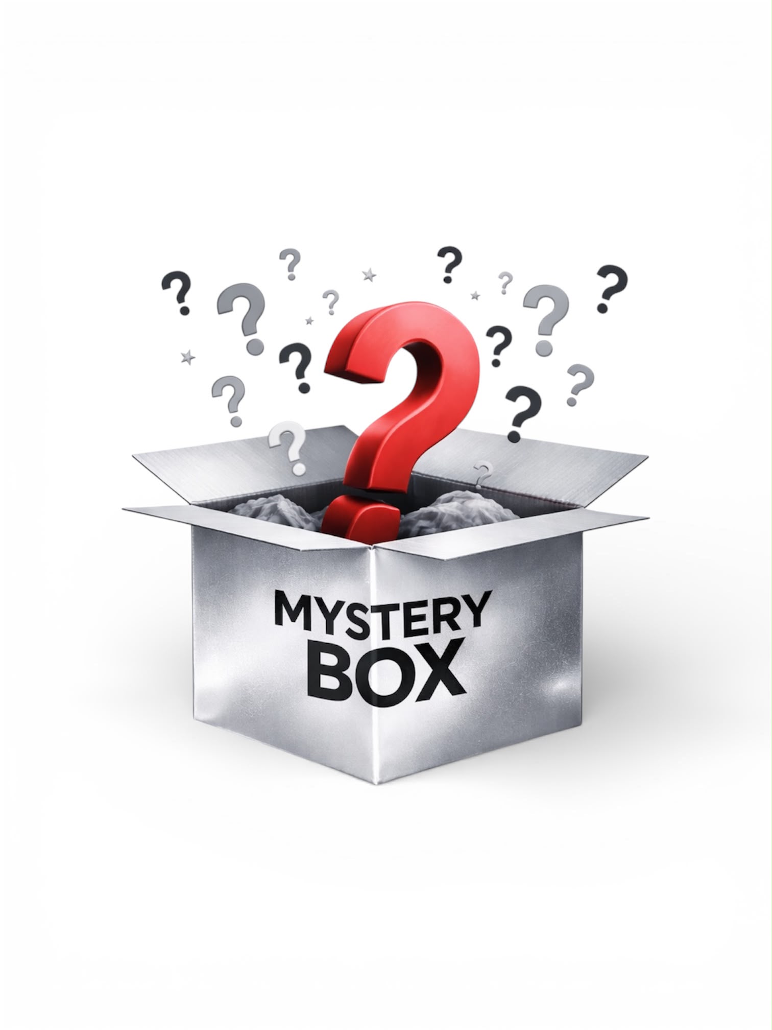 Mystery box zilver image